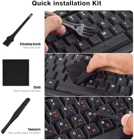 2PCS Russain Keyboard Stickers - Image 2