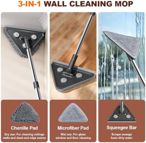 Wall Cleaner Mop, Wall Duster - Image 4