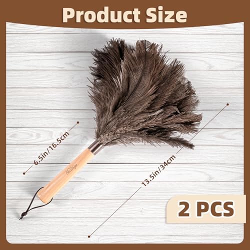 2 Pack Ostrich Feather Dusters for Cleaning - Image 5