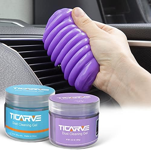 TICARVE 2Pack Cleaning Gel for Car Cleaning Putty Car Slime for Cleaning Car by TICARVE