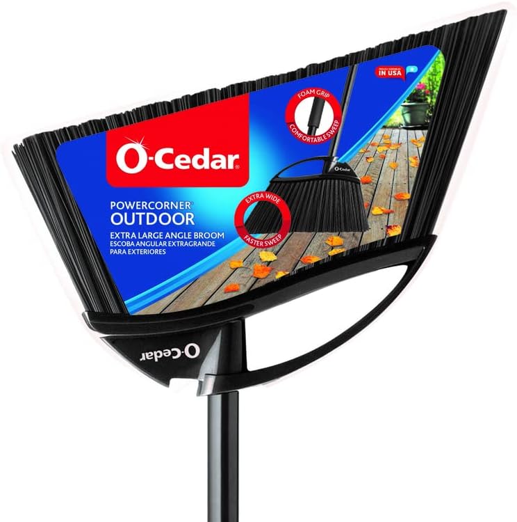 O-Cedar Angle Broom 157950 Outdoor Power Angle Broom - Image 3