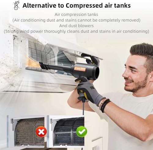 Electric Air Duster, 500W High-Power Corded Compressed Air Canister Replacement - Image 6