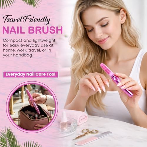 CLAWD Nail Cleaning Brush, Contoured Fingernail Scrub Brush - Image 4