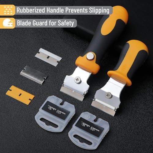 Bates- Razor Blade Scraper Set, 2 Pack, Standard & Adjustable Handle - Image 3