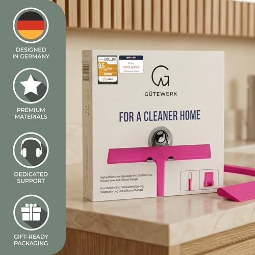 GÜTEWERK Silicone Shower Squeegee - Image 5