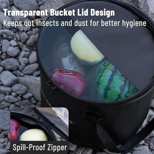 Blackdog 5 Gallon Camping Collapsible Bucket - Image 6