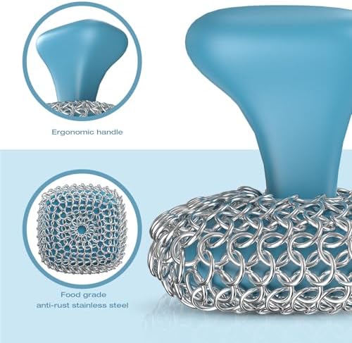 Cast Iron Scrubber Dish Scrub Brush - Image 3