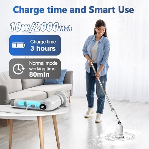Qimedo Upgrade Rechargeable Electric Scrubber - Image 4