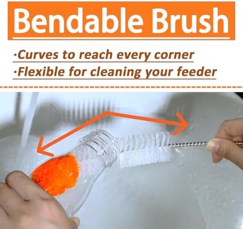 Hummingbird Feeder Cleaner Brush, Versatile Bendable Cleaning Brushes - Image 2