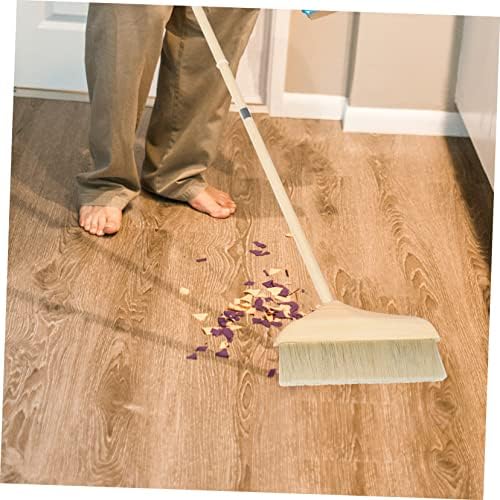 Soft Bristle Broom with Long Wooden Handle - Image 4
