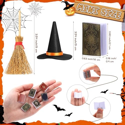 Yuntau 36 Pcs Halloween Mini Witch Hats - Image 3