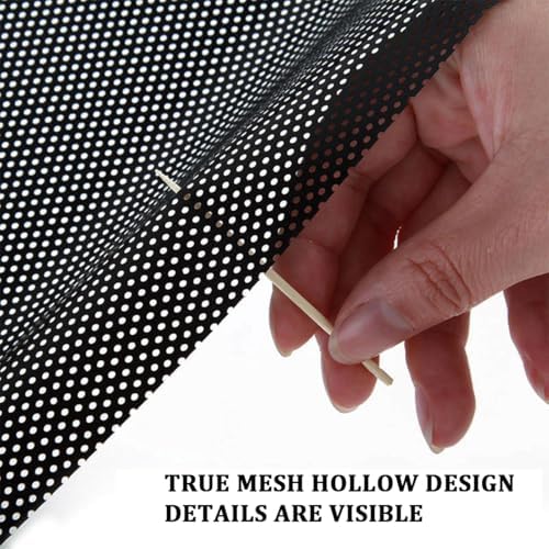 2PCS Car Side Window Sunshade Static Cling UV Protector - Image 4