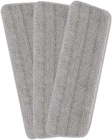 Set of 3 Microfiber Spray Mop Replacement Heads by H-Gamely