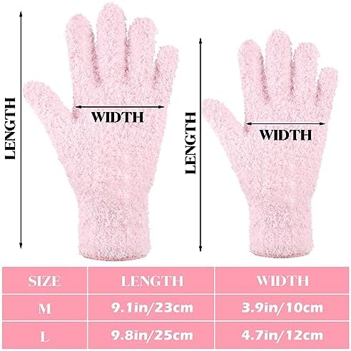 Bencailor 4 Pairs Microfiber Dusting Gloves Washable Reusable Cleaning Gloves - Image 3