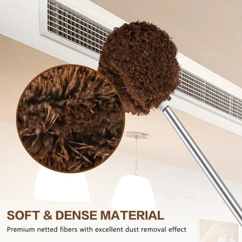 Ceiling Fan Cleaner Duster Reusable Microfiber Ceiling Fan Blade Cleaner - Image 5