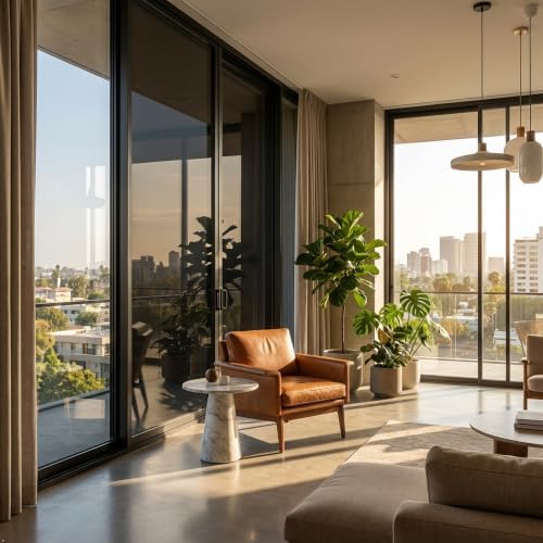 One-Way Privacy Window Film Low Light Transmission, 35.4"x 78.7" - Image 2