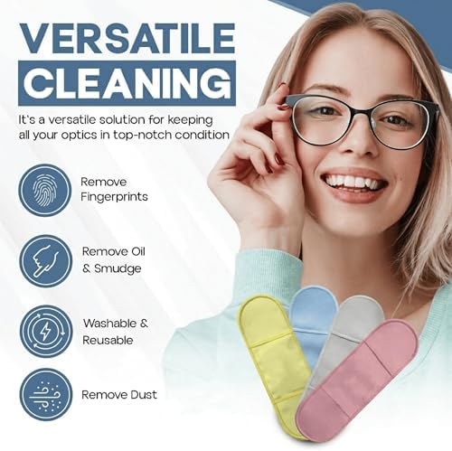 Finger Grip Eyeglass Cleaner – Premium Microfiber Glasses Cleaning Cloth - Image 6