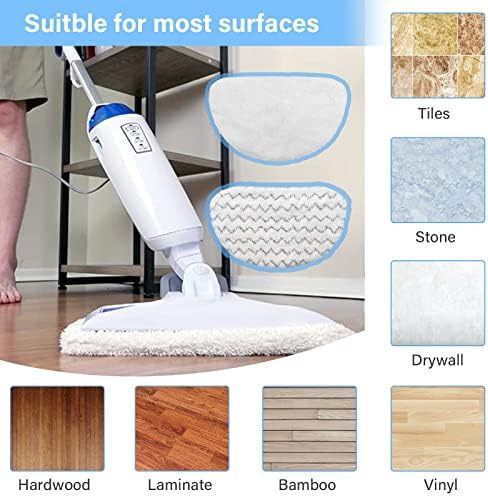 12 Pack 1940 Steam Mop Replacement Pads - Image 6
