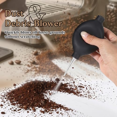 Belongtous 5Pcs Coffee Grinder Cleaning Brush Set, Complete Coffee Cleaning Kit - Image 4