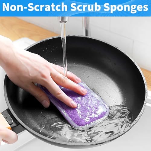 6 Pack Multi-Purpose Scrub Sponges - Image 2