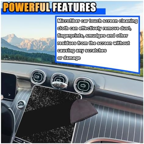 KITUREK Triangle Car Touch Screen Cleaner Cloth, Microfiber Cleaning Pad - Image 3
