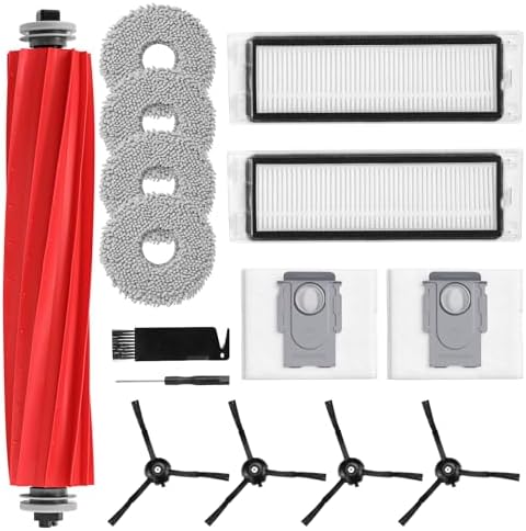 15 Pack Replacement Parts for Q Revo Robot Vacuum, Q Revo Accessory Kits by isinlive