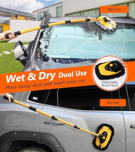 EVERRUSH 56.7" Car Wash Brush Mop Microfiber Car Washing Sponge - Image 7