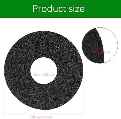 12" Scrubbing Disc for Oreck ORB550MC Orbiter Floor Machine, Commercial Black - Image 3