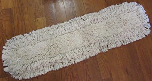 36" Industrial Strength Washable Cotton Dust Mop Refill, Replacement Head - Image 2