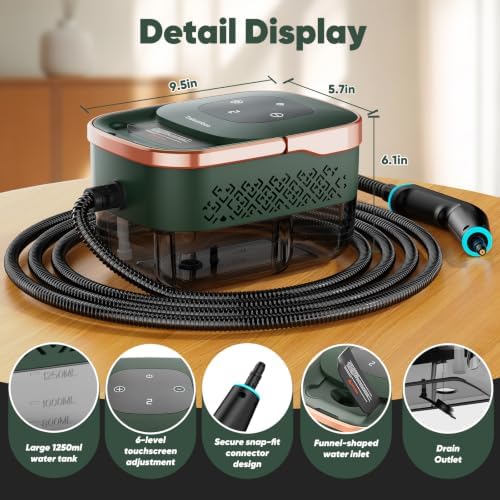 Steam Cleaner for Home, Pressurized Handheld Steamer - Image 5