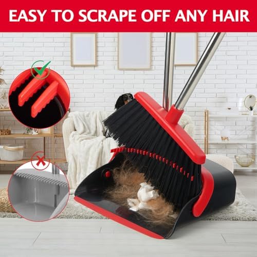 2-Pack Broom and Dustpan Combo Set - Image 4