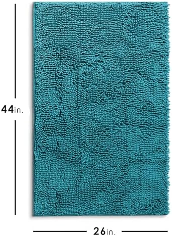 Hearth & Harbor Bathroom Rugs, Chenille Bath Mat - Image 2