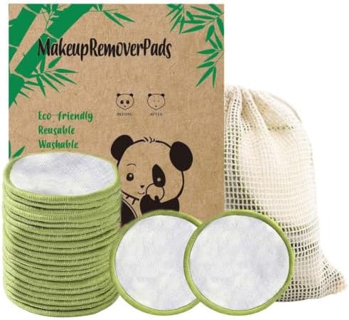 20 Pack Reusable Makeup Remover Face Pads by Sopurrrdy