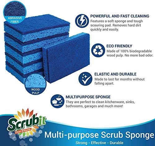 SCRUBIT Kitchen Scrub Sponges - Image 5