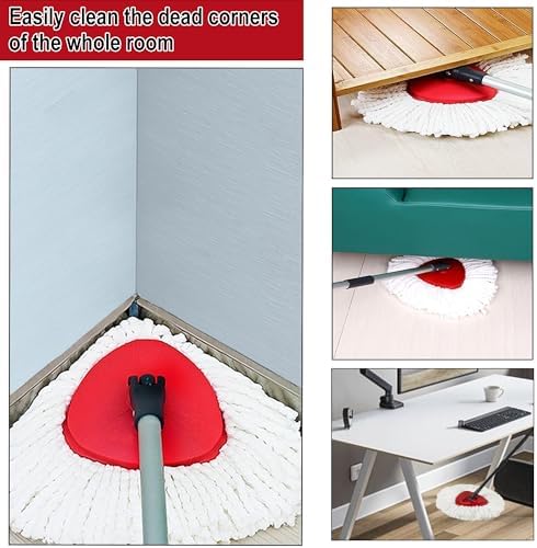 8 Pack Spin Mop Replacement Heads, 100% Microfiber Mop Head, Deep Cleaning - Image 6