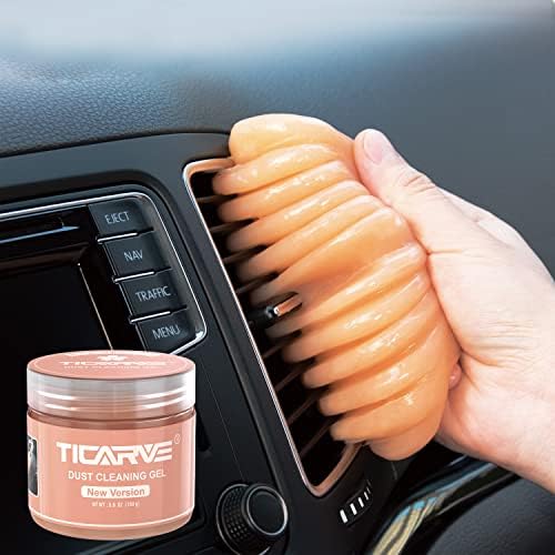 TICARVE Cleaning Gel for Car Detail Putty Car Vent Cleaner Upgrade Orange by TICARVE