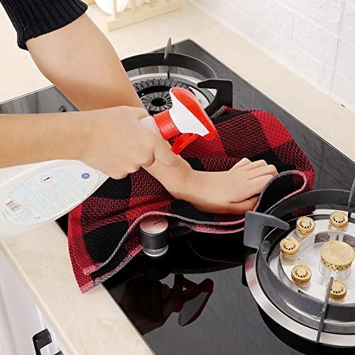 Homaxy 100% Cotton Plaid 8 Pack Kitchen Towels - Image 6