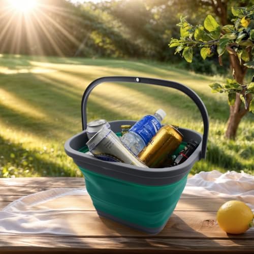 SAMMART 11L Collapsible Rectangular Handy Bucket - Image 4