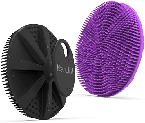 Silicone Body Scrubber, BEAUTAIL Gentle Exfoliating Shower Brush by BEAUTAIL