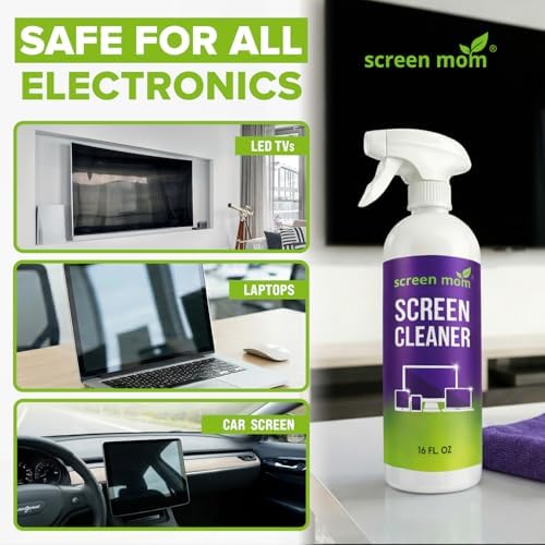 Screen Mom Screen Cleaner Spray 16oz Bottle - Image 2