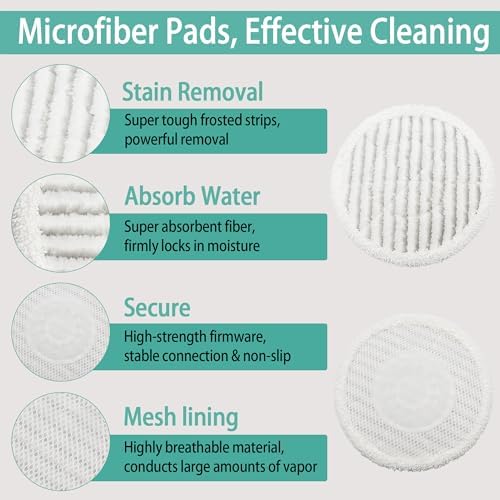 12 Pack S8201 Replacement Steam Mop Pads - Image 3