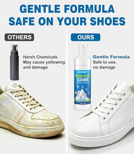 Shoe Cleaner, 6.76 Oz White Shoe Cleaning Kit - Image 5