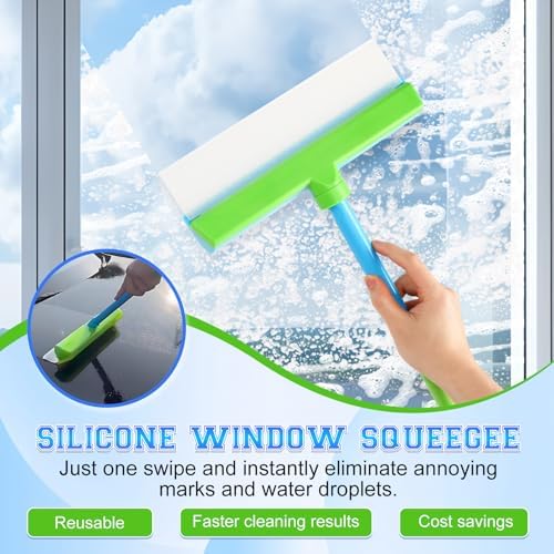 Recyclable Silicone Window Squeegee Kit, Window Cleaning Kit, Window Squeegee - Image 2