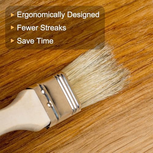 HARFINGTON 2pcs Bent Radiator Paint Brush 3" Width Curved Wall Paint Soft - Image 6
