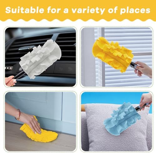 12 Pcs Reusable Duster Refills Washable Pads - Image 3