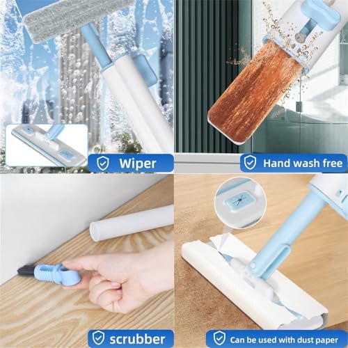 Self-Squeezing Mini mop Hand-Free Small Sponge Cleaning mop Suitable - Image 5