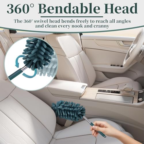 2 PCS Car Interior Duster with Extension Pole, Dusters - Image 4