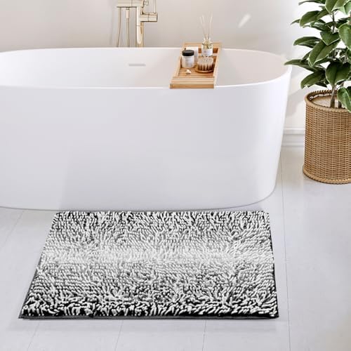 Hearth & Harbor Bathroom Rugs, Chenille Bath Mat - Image 2