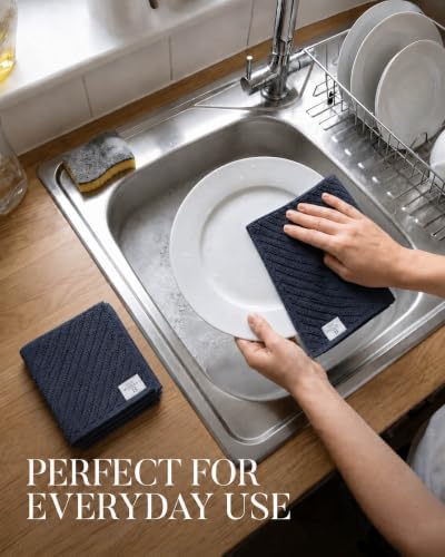 Bumble Dish Cloths, 100% Cotton Kitchen Towels - Image 5