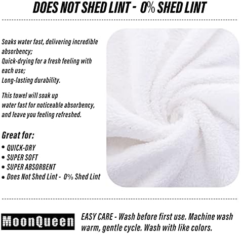 MOONQUEEN 6 Pack Premium Hand Towels - Image 5